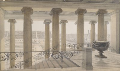 View from the Old Museum to the Lustgarten by Michael Carl Gregorovius